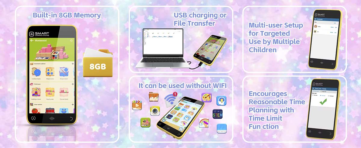 Детский смартфон AI Smart D9: 
