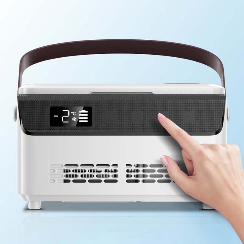 Медицинский портативный мини-холодильник Coolbox с цифровым дисплеем и сенсорным управлением