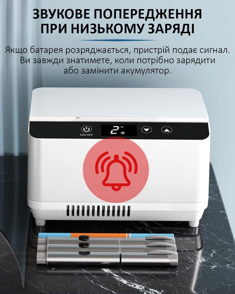 Сенсорное управление мини холодильника Coolbox CL-1202 с большим экраном